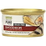 CANIDAE Grain Free Pure Seafood Recipe Canned Cat Food, 3-Ounce, 12-Pack