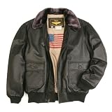 Men's Navy G-1 Flight Leather Bomber Jacket - Regular, Tall, Big, Big & Tall