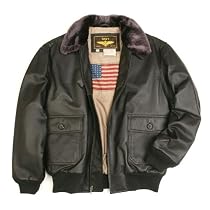 Men's Navy G-1 Flight Leather Bomber Jacket - Regular, Tall, Big, Big & Tall