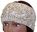BWH Tight Cable Knit Headband/Ear Warmer Womens Small (One Size)