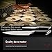 The Romantic Chef Professional ever sharp 8-inch Chefs Knife and 3.5-inch pairing knife. Kitchen Knives set. Cutlery.