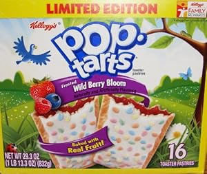 Kellogg's Limited Edition Pop Tarts - 16 Ct. - Frosted Wild Berry Bloom