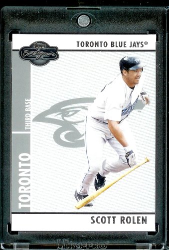 2008 Topps Co-Signers # 49 Scott Rolen - Toronto Blue Jays - Premium Baseball Card in Protective Screw Down Display
