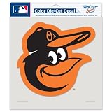 Baltimore Orioles 8x8 Die Cut Decal