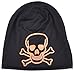 Simplicity Unisex Knit Skull & Crossbones Beanie Hat