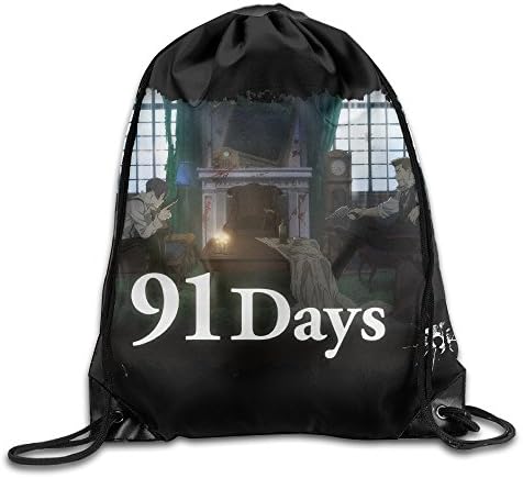 Anime TV 91 Days Drawstring Backpack Bag