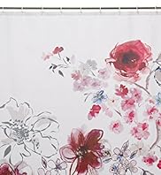 In Bloom Floral Print Shower Curtain