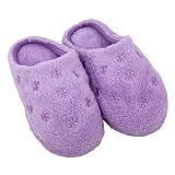 Childrens/Kids Girls Flower Design Slip-On Indoor Footwear/Slippers