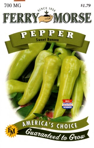 Ferry-Morse Seeds 1343 Pepper - Sweet Banana 700 Milligram Packet