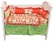 Angel Song Flower Child Girl's Crib Set - 4 piece