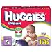 Huggies Size 5 (27+ Lbs) (Value Size - 176 Diapers)