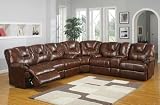 New 3Pc Contemporary Recline Sectional Sofa #AC-VALERIE