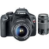 EOS Rebel T2i EF-S 18-55mm Lens with added lens 75-300mm (6473A003)