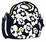 Built Extra Relish Lunch Tote, Black/White
