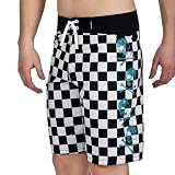 Mossimo Printed Board Shorts - Blue