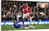 Canvas Prints of Gael Clichy (Arsenal) Jose Bosingwa (Chelsea) from Arsenal FC Prints