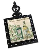Pure Olive Oil Cast Iron Tile Trivet