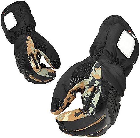 TPRANCE® Mens Tactical Gloves Full Finger Adjustable Outdoor Sport/Fitness Black