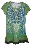 FANG Girls 7-16 Short Sleeve Scoop Neck Top