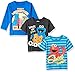 Sesame St Boys' Elmo and Cookie Monster 3 Pack T-Shirts