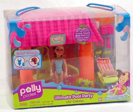 Polly Pocket Lila Cabana Ultimate Pool Party