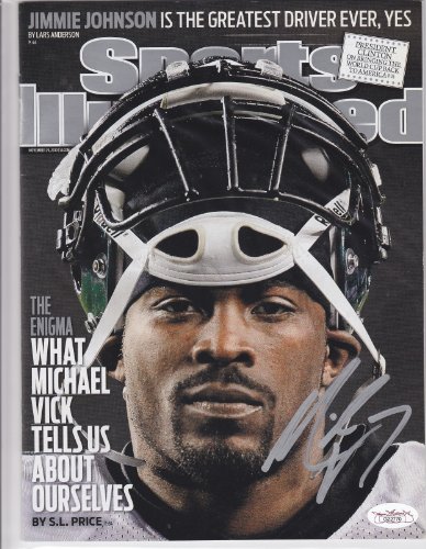 Michael Vick Philadelphia Eagles Signed Autographed Magazine Coa + Hologram JSA Coa