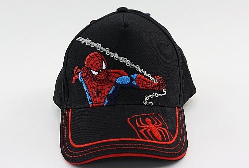 Spider-Man Boys Black Baseball Hat Cap