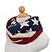 TrendsBlue® Premium USA US American Flag Winter Knit Infinity Loop Circle Scarf