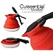 Cuissential SlickBoil: Collapsible Silicone Tea Kettle (Red)