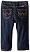 Wrangler Authentics Boys’ Relaxed Straight Jean, blackened blue, 2T