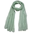 Silk Embroidered Wavy Vine Long Scarf Shawl-- in Various Colors