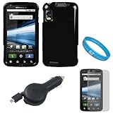 Black Durable Two Piece Protective Rubberized Crystal Hard Case Cover for A ....