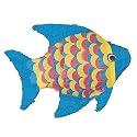 Neon Fish Pinata with Pull String and Filler Kit