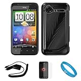 Black Metallic Cosmo Wave Design Protective Crystal Snap-On Case Cover for  ....