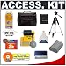 Accessory Kit for Canon EOS 5D, 20D, 30D & 40D Digital SLR Camera with Transcend 2GB 133X CompactFlash (CF) Card + Spare BP-511 Battery for Canon + High Speed USB 2.0 CompactFlash (CF) Card Reader + Deluxe Photo/Video 57 Tripod + Deluxe SLR System Camera Bag/Case