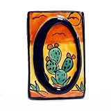 0, Zero, Cactus Design Ceramic Number Tile