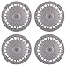 ALPLINE WC37 Clip Lock Silver Wheel Cover (Set of 4, 12 Inch) RS.750.00