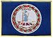 Virginia State Flag Embroidered Patch Iron-On VA Emblem