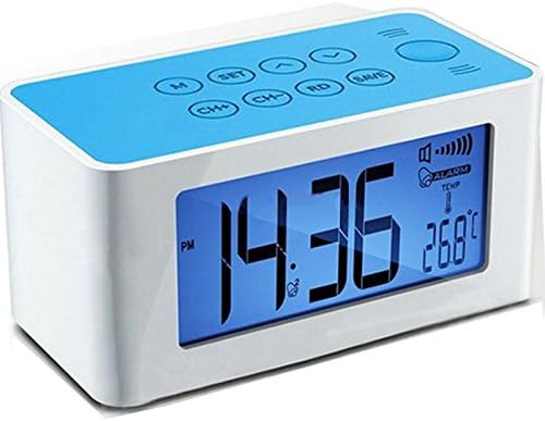 MyeHome Alarm Clock with FM Radio Induction Speaker for Iphone/Ipad/Samsung Phone Pad