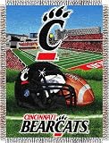 NCAA Cincinnati Bearcats Home Field Advantage Woven Tapestry Throw
