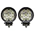 Nilight 2PCS Flush Mount LED Light Pods Upgraded 42W Spot Flood Combo Beam Driving Light