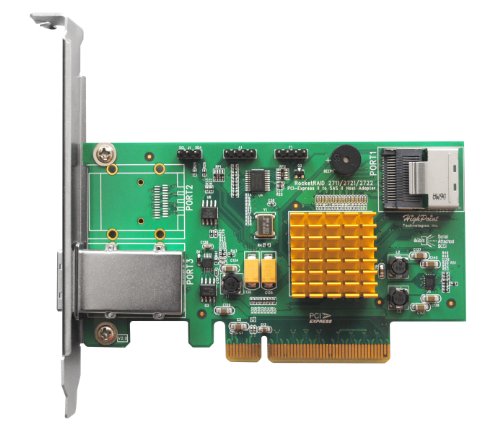 HighPoint RocketRAID 2721 8-Port PCI-Express 2.0 x8 SAS/SATA RAID Controller
