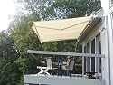 Outdoor Patio Retractable Awning - Beige