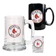 Boston Red Sox MLB 15oz Tankard, 15oz Ceramic Mug & 2oz Shot Glass Set - Primary Logo by Great American Products