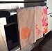 Full Circle Terra Towels Organic Cotton Dish Towels, Set of 3, Cream/Pink