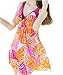 NINEWE Women's One-piece Swimwear Retro Vintage Swimsuit Cover Up Swimdress