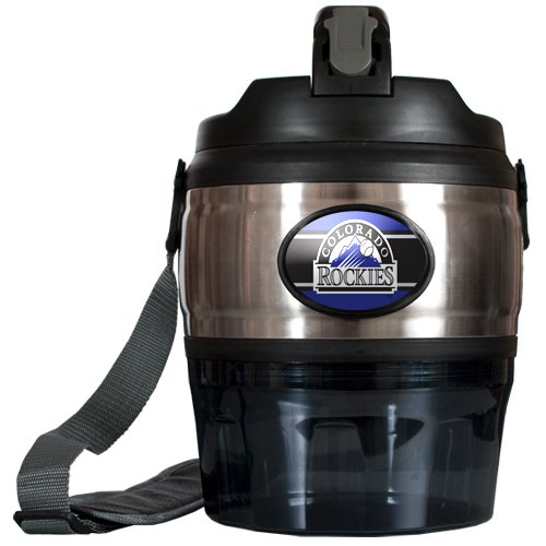 Sports MLB ROCKIES 80oz Grub Jug with Removable Bottom/Stainless Steel