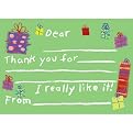 Gift Kid's Fill-In Thank You