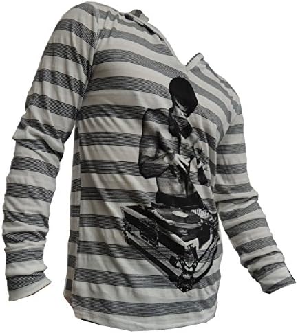 Cream Soda Bruce Lee Dj Mens Hoody, BnA, Large