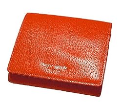 Kate Spade Posey Wellesey Boarskin French Wallet Coral